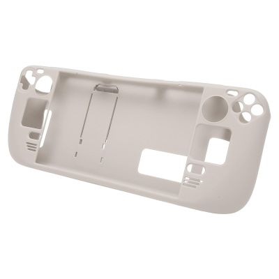 Aramox Kickstand Case for , Full Protective Case with Builtin Stand, Shockproof Cover for Handheld Console (White)