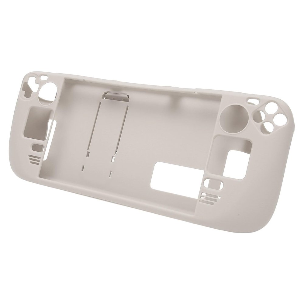 Aramox Kickstand Case for , Full Protective Case with Builtin Stand, Shockproof Cover for Handheld Console (White)