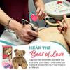 My Baby's Heartbeat Bear Recordable Bunny, Gray, 15 in view 3