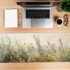 Yellow Wildflower Large Mouse Pads for Desk Accessorie,Retro Flroal Desk Mat,Office Supplies for Women 31.5x11.8 in view 3