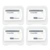4Pcs PSV Memory Card Adapter, Micro Storage Card Adapter for 1000 2000 and PS TV, Version 5.0 with Transparent Box, Faster Loading Speed Up to 256GB, Fit for Game C view 1