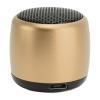Aumotop Mini Portable Speaker Compact Wireless Speaker for Phone Tablet PC HandsFree Calls for Music Lovers Travel Aluminum Alloy (Gold) view 1