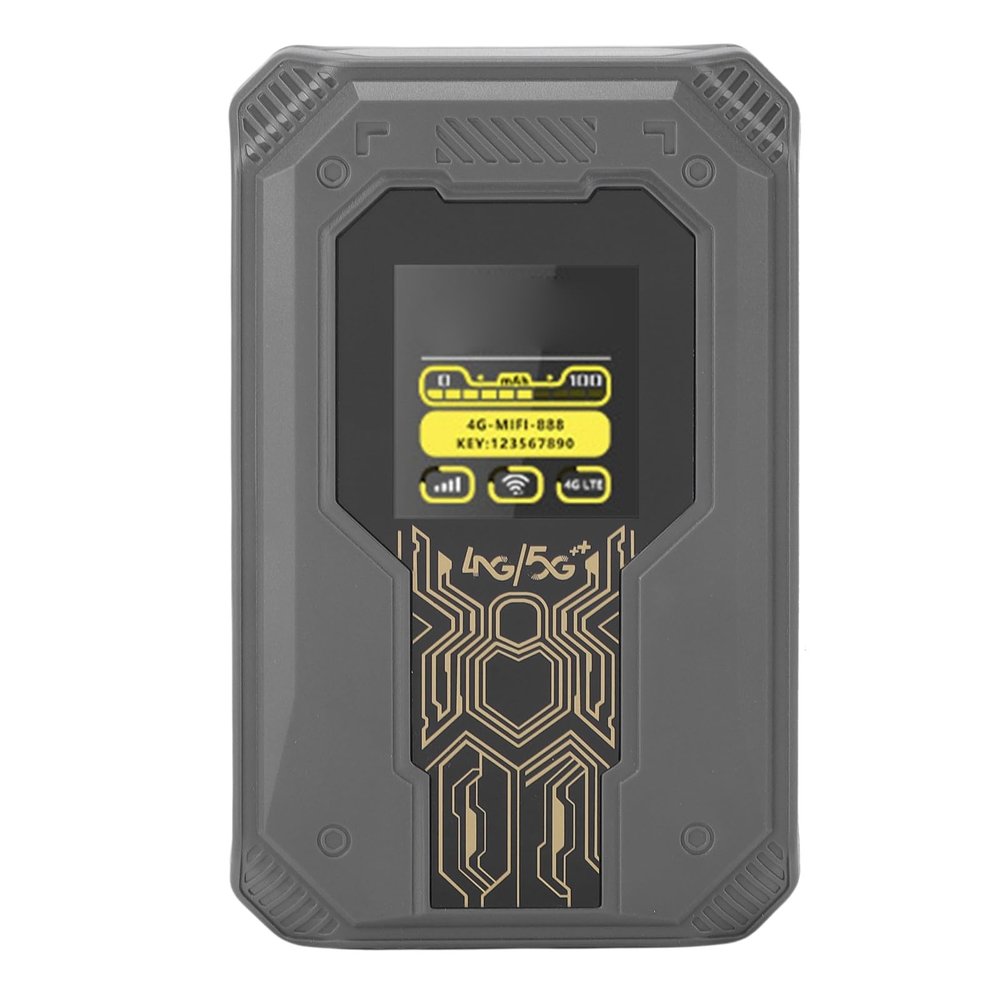 POCREATION 4G Mobile WiFi Hotspot, ABS Material, High Speed 300Mbps, Supports 8 Devices, Perfect for Travel and Outdoor Use