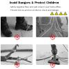 12 24 36 48 60 72 in Length Metal Cable Concealer, Self Adhesive Floor Cables Protector for Businesses/Office, Thickened Non-Slip Design Cord Cover Floor(B- 1 PC,L Outer Width 36IN x 1.2IN) view 4