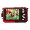 Luocute Underwater Camera, 2.7K 48MP Underwater Digital Camera with Dual Screens and 10FT Water Resistance, for Snorkeling and Vacation (Red) view 2