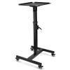 DOIBG Projector Stand Projector Mount Stand Rolling Cart with Ventilated Tray Height Adjustable Projector Presentation Trolley Hold Up to 66Lbs Black Projector Bracket Mount view 4