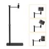DOIBG Projector Stand Projector Floor Support Stand Metal Holder Multi-Angle Adjustable 360  Rotating Projector Bracket for Film Video Projector Projector Bracket Mount-B Model view 3