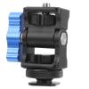 Aooly Ballhead Monitor Bracket, Portable Cold Shoe Ballhead Adapter, 360 Degree Rotation and 180 Degree Pitch Adjustment, Alloy Multi Function Support for Camera Monitors and Fill view 1