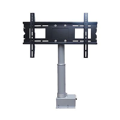 HXYONGN Electric TV Lift - Motorized Adjustable Ceiling Mount for 26-70 Inch TVs, Remote Control, Low Profile Design for Home Office (30cm)