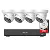 LTS 8ch IP Kit LXN8208D-P8 with 2TB HDD + LXIP1182WE-28MDA, 8-ch NVR + 8MP Turret IP Cameras (4 Cameras) view 1