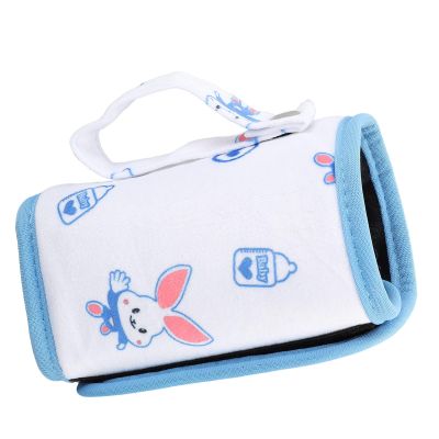 Aqur2020 Lightweight Plush Fabric USB Milk Bottle Protector with 21 Speeds Temperature Adjustment, Fits Most Bottles