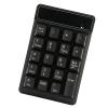 ERYUE Wireless Numeric Keypad Ergonomic Design Lightweight for Easy Typing in Office and Home Black 19 Keys Number Pad for Data Entry view 2