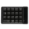 ERYUE Wireless Numeric Keypad Ergonomic Design Lightweight for Easy Typing in Office and Home Black 19 Keys Number Pad for Data Entry view 4