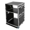 10U PA DJ Rack PA DJ Cabinet Network Stereo Rack with 4 Wheels for Studios, Home Theatres, Ktvs, and Wedding Parties,Pro Tour Grade view 1