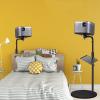 DOIBG Projector Stand Projector Mount Shelf Projector Floor Stand Extendable Length Projection with Adjustable Height to 57 Inch Black Projector Bracket Mount view 4