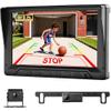 1080P Backup Camera with Backup Sensors Parking Distance Control (PDC) System+Right Side Blind Spot Radar Sensor, Back up Camera with 7'' Monitor for Cars/Truck/RV/Trailer (Back+Right Camera) view 1