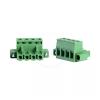 CTGFBUW (10 Sets) KF 2EDGKM + 2EDGVM / 2EDGRM 5.08mm Flange Connector with Ear Fixing Screws Male Female Block 15EDGKM .08(10P,Straight pin Plug) view 3