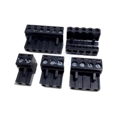 CTGFBUW (10 Pieces) KF 2EDGK - 5.08 Plug-in Terminal Block Connector MSTB2.5-ST Black .08mm 2~24P Only Plug Hole Socket 15EDGK(24P)