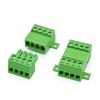 CTGFBUW (10 Sets) 15EDGRKC + 15EDGK 3.81mm 2EDGRKC .81 Solderless Butt Joint with Fixed Panel Hole Locking Board Male and Female 2~24P(24P) view 1
