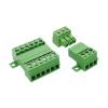 CTGFBUW (10 Sets) 15EDGRKC + 15EDGK 3.81mm 2EDGRKC .81 Solderless Butt Joint with Fixed Panel Hole Locking Board Male and Female 2~24P(24P) view 3