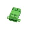 CTGFBUW (10 Sets) 15EDGRKC + 15EDGK 3.81mm 2EDGRKC .81 Solderless Butt Joint with Fixed Panel Hole Locking Board Male and Female 2~24P(24P) view 4