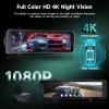 Driauto 11 Inch 4K Mirror Dash Cam Front and Rear View Mirror Camera with ADAS BSD and LCA, GPS Dash Camera for Car, Rearview Mirror Camera with WiFi G-Sensor Night Vision Loop Recroding+ 64G SD Card view 2