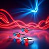 3Pcs Red and Blue 3D Glasses Universal TV Movie Dimensional Video Frame 3D Glasses DVD Game Glass 3D Style Glasses for 3D Movies Games, 3D Viewing Glasses, Light Simple Design, Accessories view 4
