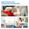 Jqimn 2K FHD Smart Bulb Security Camera 5G/2.4G WiFi, Motion Tracking & Auto Alerts(1PCS) view 2