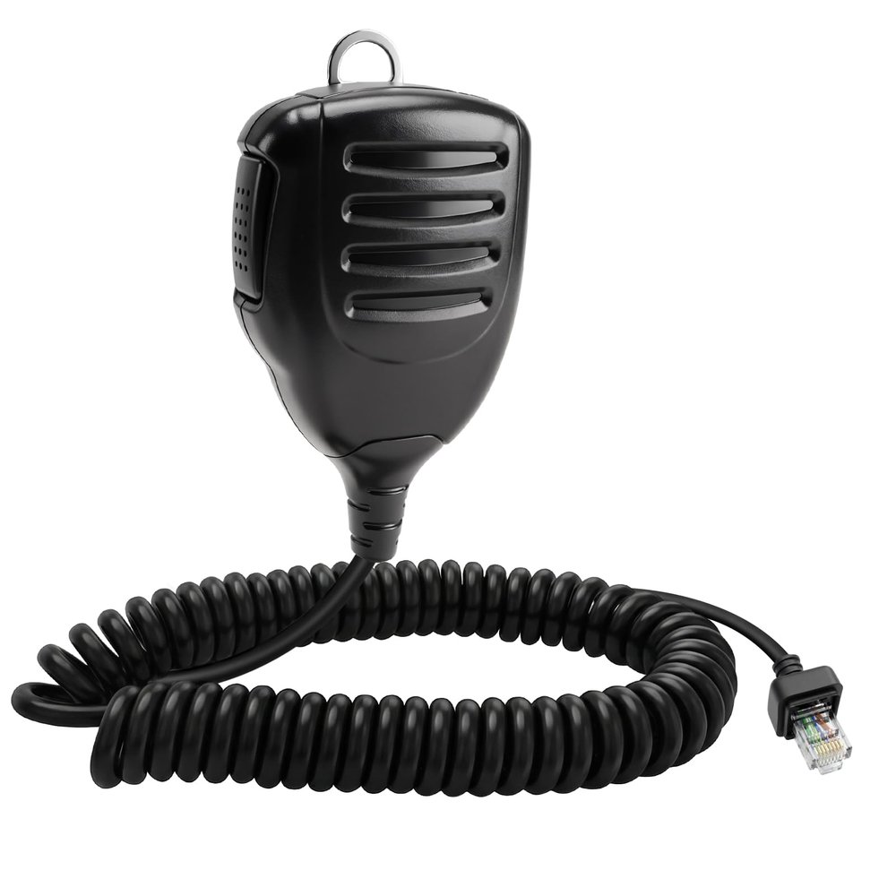 1 Pack HM152 Speaker Microphone RJ45 8-Pin Handheld Mic for ICOM Mobile Radi IC-208H IC-706 IC-2100 IC-2200H IC-2300H IC-2820H IC-2730A IC-V8000 IC-A110 IC-A120 IC-F5012/F5122D/F6061 ID-800H/880H
