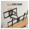 Compatible for SucceBuyFull Motion TV Mount Fit for 26-90in TVs Swivel Tilt Horizontal Adjustment TV Wall Mount Bracket W/Articulating Arms(600x400mm 14.61in) view 2