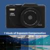 Bewinner 4K Digital Camera for Photography, 64MP HD Autofocus WiFi Video Camera, 18X Digital Zoom Travel Mirrorless Cameras with 3 Inch Flip Screen for Travel (Black) view 3