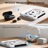 CD Player Portable with Dual Stereo Speakers, Rechargeable Portable CD Player with Bluetooth for Home with Headphones, White view 3