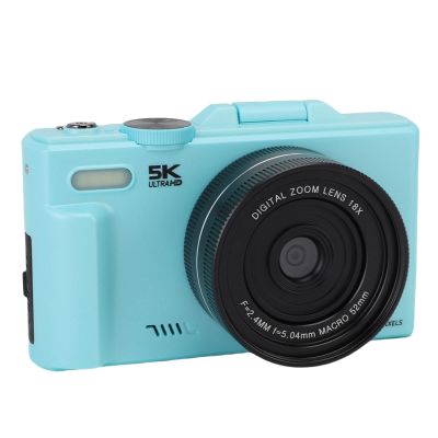 Tbest 5K Digital Camera HD Autofocus 18X Zoom WiFi Mirrorless Camera 3 Inch Flip Screen Travel