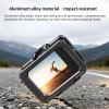 Camera Cage Compatible with AKASO Brave8 - Aluminum Alloy Shockproof Case, Quick Install/Remove with Cold Shoe & 1/4" Mounts view 2