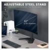 ADBWEKKF Black Single LCD Monitor Adjustable Desk Stand, Fits 1 Screen - view 3
