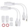 12V Passive POE Adapter Cable Splitter Injector, Waterproof Black - Power & Data Over Ethernet, Extend Network Devices Like IP Cameras & Access Points (White) view 2