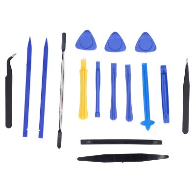 Electronics Repair Tool Set, PVC and Metal Construction with 16 Piece Configuration, Device Disassembly Kit for Mobile Phone, Tablet and Laptop Maintenance
