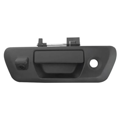 Car Tailgate Liftgate Trunk Handle Camera Rear View HD for Nissan for navara D23 NP300 2015 2016 2017 2018 2019 Chrome(Black)