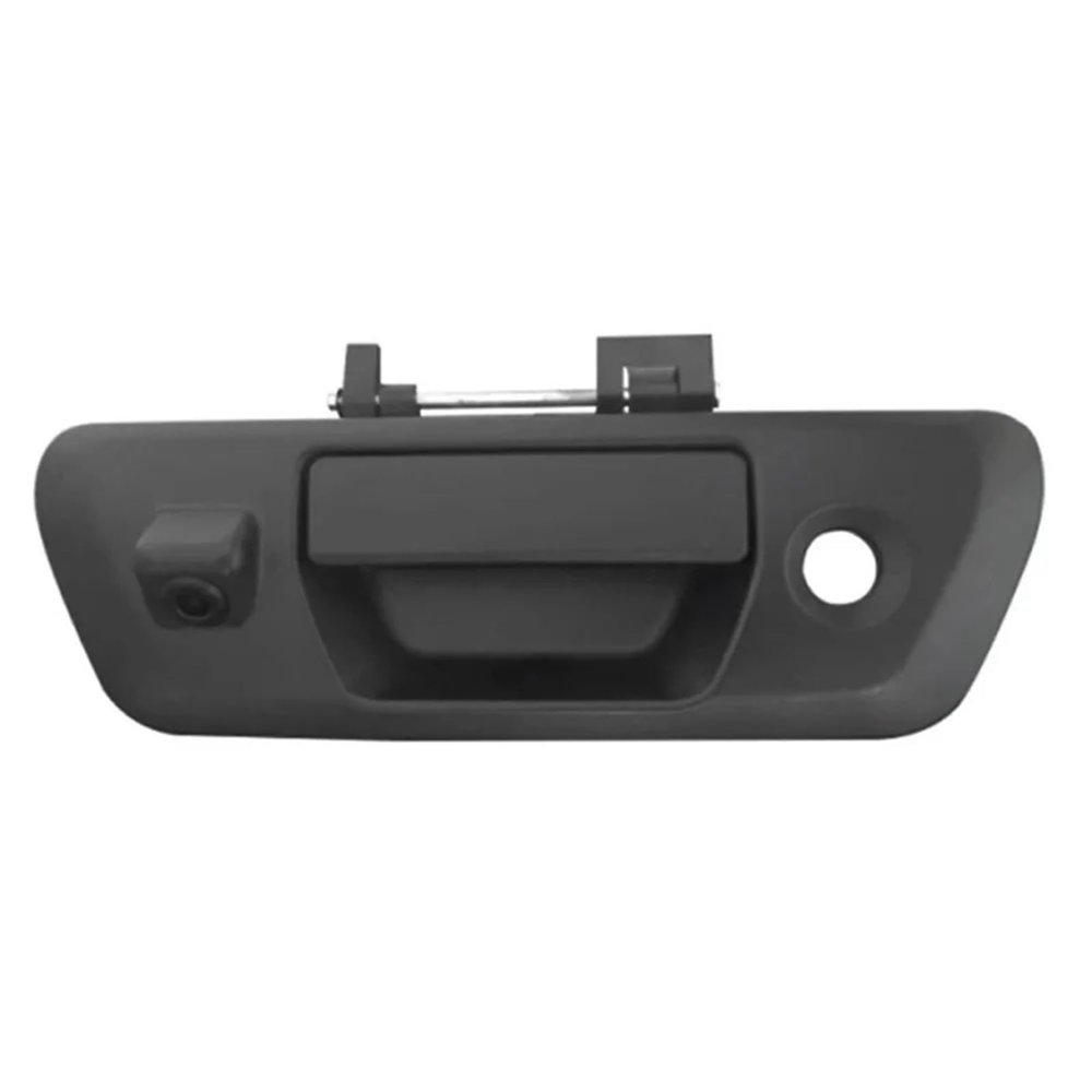 Car Tailgate Liftgate Trunk Handle Camera Rear View HD for Nissan for navara D23 NP300 2015 2016 2017 2018 2019 Chrome(Black)
