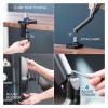 ADBWEKKF Single monitor mechanical desk stand, suitable for computer screens up to 32 inches view 3