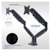 ADBWEKKF Dual Extra Wide 40" Monitor Desk Stand with Pneumatic Spring Arms - view 4