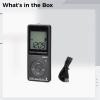 yeeplant Digital Portable Am Fm Radio Rechargeable, Small LCD Display Fm Stereo Receiver for Sports and Meetings, with Lanyard Earphones USB Cable Included view 4
