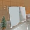 Acrylic Book Stand - 16x18x6.3cm Exercise Equipment Tablet Holder, Heavy Duty Acrylic Book Stand, Adjustable Clamp Mount Compatible| Reading Rack Bracket for Home Gym Fitness Workout Study Office view 3