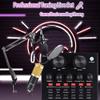 2-Channel USB Live Sound Card With Effects Handheld Mic Voice Changer Audio Mixer For PC Recording, Adjustable Mixing Console With Built-in Amplifier view 3