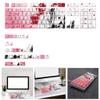 136PCS Keycaps Side Print Girl Theme Keycap Set with Backlit for Gaming Mechanical Keyboards Office Work view 2
