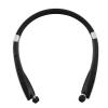 Aumotop Foldable Neck Hanging Headset for Pure Sound in Noisy Environment, for Music LoversBlack (Black White) view 4
