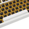 Elegant White Spacebar Keycaps Mechanical Keyboards Custom 6.25U Keycap Wear-Resistant PBT Material Spacebar KeyCaps view 2