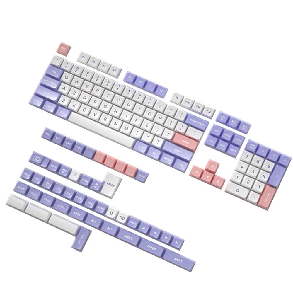 150Keys PBT DyeSublimation Double Shot Keycaps Illusion DSA Profile Keycap