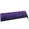 134Pcs Purplee Gradients Keycaps Original Height Side Print Backlit Dye-Sub Keycap for 60 view 2