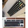 129Keys / Set Cherry Profile Custom Black Dots Iso Keys Keycaps PBT Dye Sublimation Keycaps for MX Switches iso for Key view 2